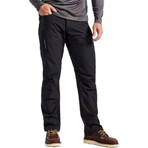 TRUEWERK Men's Work Pants - T2 WerkPant Technical Workwear, 32WX34L, Black