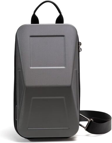 Cybersling Messenger Bag 7L (Gray) - Versatile Crossbody/Sling/Backpack USB Charging, Passcode Lock, Water-Resistant Material, & Comfortable Back Panel, Daily Carry & Travel, For Men & Women in Saudi Arabia