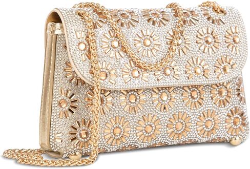 Prpeko Shoulder Bag Crossbody Handbags Crystals Sparkling Rhinestone Clutch Purse for Women Evening Bag for Wedding Party in Saudi Arabia