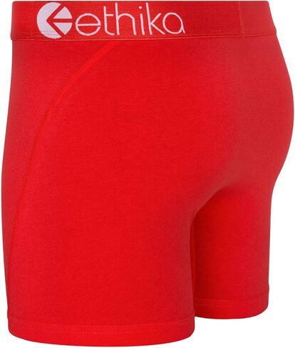 Ethika Mens MID Boxer Brief | *Solids* Red Machine Red in Saudi Arabia