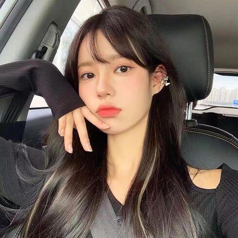 اقراط اذن على شكل فراشة مرصعة باحجار الراين اللامعة من دبليو زد ان بي واي، اقراط فضية على شكل فراشة ملتفة حول الاقراط، اقراط غير مثقوبة على شكل فراشة مزدوجة بمشبك على غضروف الاذن in Kuwait