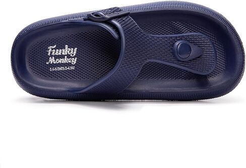 FUNKYMONKEY Thong Sandals Adjustable Buckle EVA Thick-Soled Flip Flops for Women and Men in Saudi Arabia