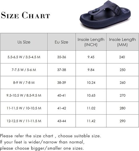 FUNKYMONKEY Thong Sandals Adjustable Buckle EVA Thick-Soled Flip Flops for Women and Men in Saudi Arabia