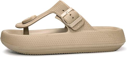 FUNKYMONKEY Thong Sandals Adjustable Buckle EVA Thick-Soled Flip Flops for Women and Men in Saudi Arabia