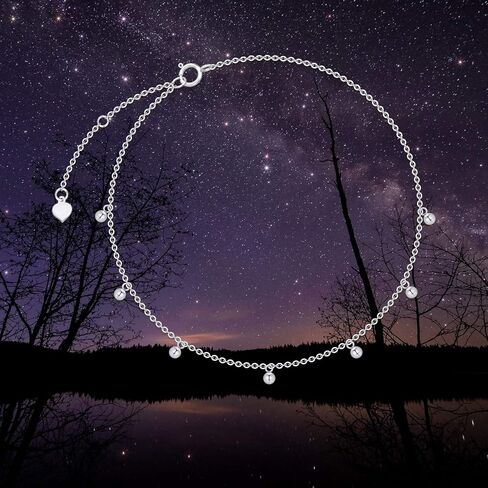 SISGEM Real 14k Gold Bracelet for Women, Tiny Ball Chain Wrist Jewelry Gift for Her, 6.8-8.3 Inch in Saudi Arabia
