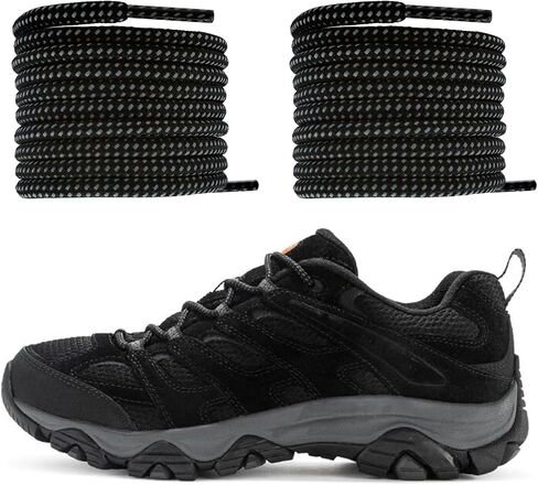 NDTEZUGT 13/64'' Original Round Shoelaces for Boot, Boot Shoe Laces Strings Replacement Laces for Merrell Hiking Shoe in Saudi Arabia