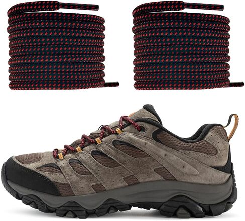 NDTEZUGT 13/64'' Original Round Shoelaces for Boot, Boot Shoe Laces Strings Replacement Laces for Merrell Hiking Shoe in Saudi Arabia