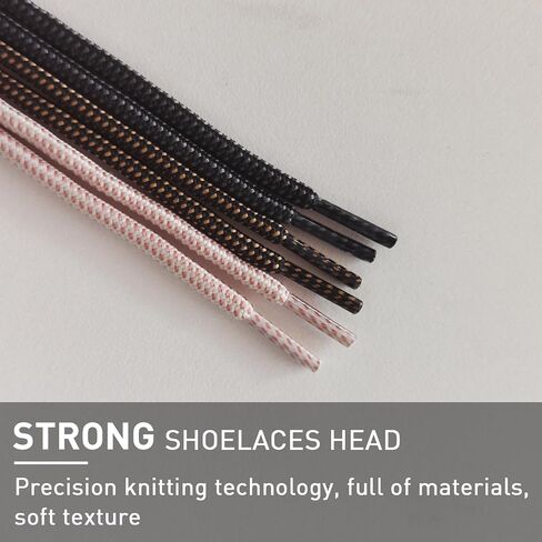 NDTEZUGT 13/64'' Original Round Shoelaces for Boot, Boot Shoe Laces Strings Replacement Laces for Merrell Hiking Shoe in Saudi Arabia