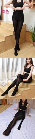Black Plus Size Women's Shiny Sheer Tights High Waist Silk Comfort Stockings Oil Shimmery Nylons Pantyhose in Saudi Arabia