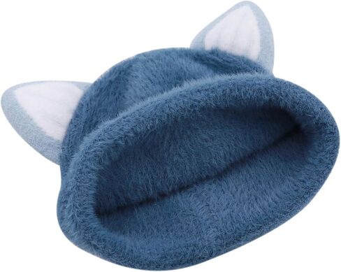 قبعات شتوية دافئة بآذان القطط للفتيات الصغيرات والأولاد والرضع قبعة صغيرة لطيفة in Kuwait