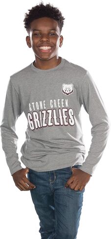 Augusta Sportswear Boys Tri-Blend Long Sleeve Crew in Saudi Arabia
