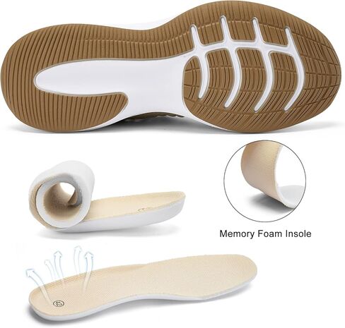 ايه كيه كيه حذاء مشي للرجال سهل الارتداء خفيف الوزن وجيد التهوية مناسب للجري وصالة الالعاب الرياضية والتنس والرياضة، حذاء رياضي كاجوال in Kuwait