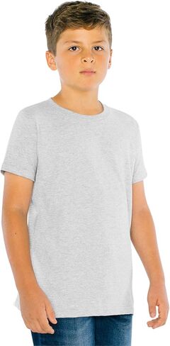 American Apparel Kids' Youth Fine Jersey Crewneck Short Sleeve T-Shirt in Kuwait