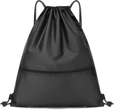 شنطة ظهر برباط سحب من تيسو، شنطة برباط مع جيوب، شنطة ظهر برباط سحب للرجال والنساء، شنطة صالة الالعاب الرياضية الرياضية والتمارين الرياضية والجمباز in Kuwait