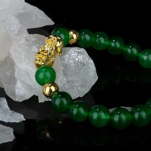 مجموعة قلادة سوار ZenBless Fengshui Porsperity Jade مجموعة سحر محظوظ in Kuwait