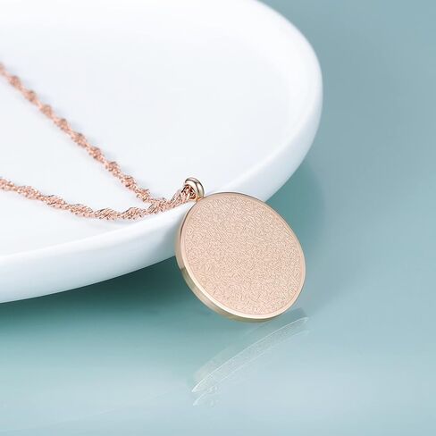 مجموعة قلادة Ayatul Kursi Cuff Allah من الذهب الوردي، قلادة سوار Ayatul Kursi للنساء مجوهرات إسلامية مجوهرات عربية للنساء in Kuwait