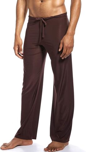 سراويل اليوغا الرياضية الرجالية من AIEOE سراويل فضفاضة ومريحة وملابس نوم in Kuwait