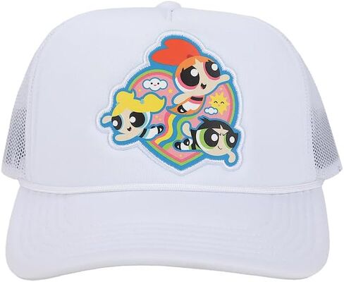 Bioworld Powerpuff Girls Women's Mesh Trucker Hat White in Saudi Arabia