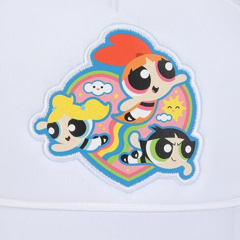 Bioworld Powerpuff Girls Women's Mesh Trucker Hat White in Saudi Arabia