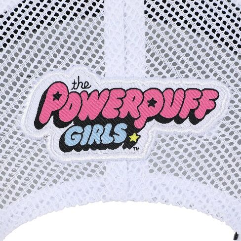 Bioworld Powerpuff Girls Women's Mesh Trucker Hat White in Saudi Arabia