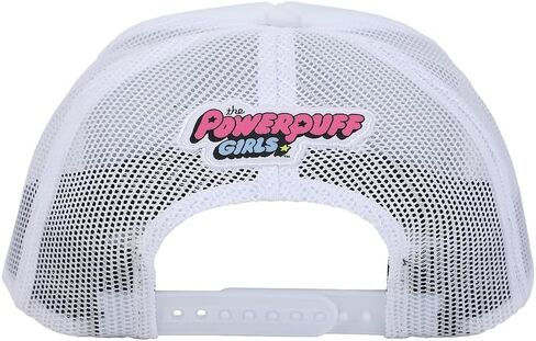 Bioworld Powerpuff Girls Women's Mesh Trucker Hat White in Saudi Arabia