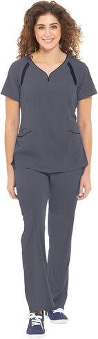 healing hands Performance Sport Women’s Casey Top – Four Pocket Y-Neck Scrub Top in Saudi Arabia