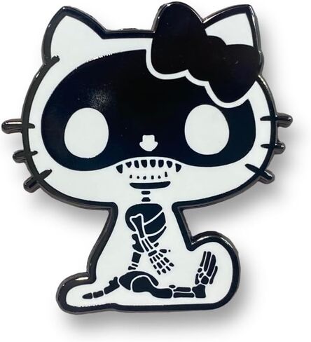 Skeleton Cat Pin Enamel Skeleton Pins X-Ray Pins X-Ray Cat Enamel Badge Reel Pin Cute Radiology Pin Halloween Pins Ghost Cat Pins Ghost Pins Cat Kitty Pins in Saudi Arabia