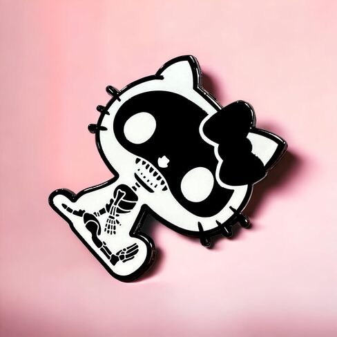 Skeleton Cat Pin Enamel Skeleton Pins X-Ray Pins X-Ray Cat Enamel Badge Reel Pin Cute Radiology Pin Halloween Pins Ghost Cat Pins Ghost Pins Cat Kitty Pins in Saudi Arabia