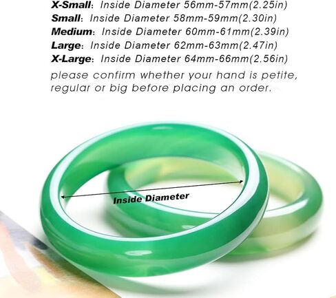 LIU'S TUNG Natural Agate Bangle Bracelet for Women Girls Birthstone Gemstone Bangle Bracelet Handmade with certificate of authenticity in Kuwait