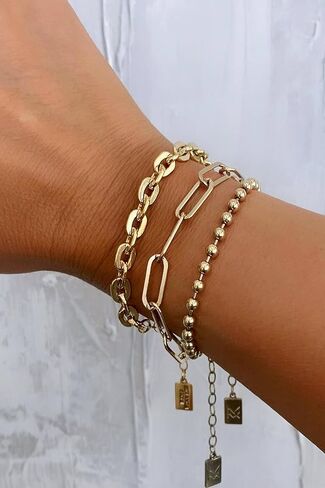 MIRANDA FRYE Erin Bracelet Gold, no gemstone in Kuwait