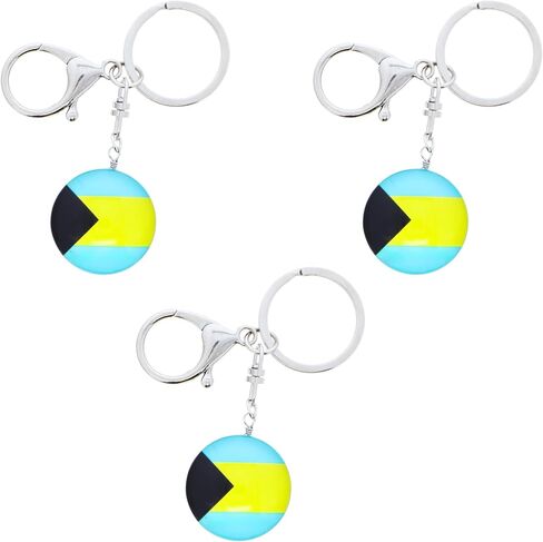 Bahamas Round Souvenir Keychain in Kuwait