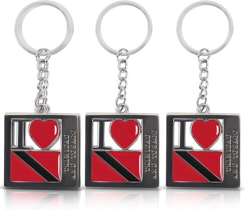 I Love Trinidad and Tobago Keychain in Saudi Arabia