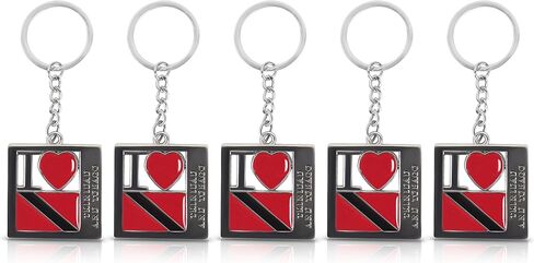 I Love Trinidad and Tobago Keychain in Saudi Arabia