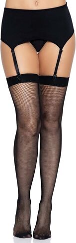 Leg Avenue Womens Micro Net Butterfly Backseam Thigh Highs in Saudi Arabia