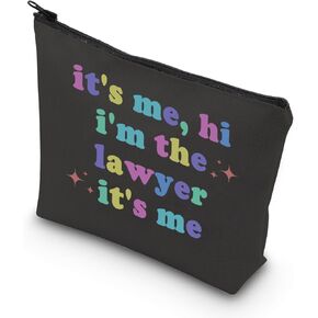 TSOTMO Lawyer Gift It's Me, Hi I'm The Lawyer It's Me Bag Legal Practitioner Gift Prosecutor Gift Future Lawyer (BLK- lawyer)