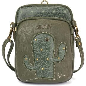 CHALA UNI Cellphone Xbody - Womens RFID Protected Faux Leather Crossbody Bag with Adjustable Strap