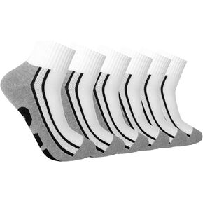 CAT Men's Half Cushioned Quarter Socks