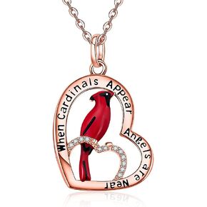 Hamsa Hand Evil Eye Red Cardinal Turtle Axolotl Highland Cow Snowflake Guinea Pig Flamingo Halloween Pentagram Pumpkin Necklace for Women Sterling Silver Mothers Day Gifts