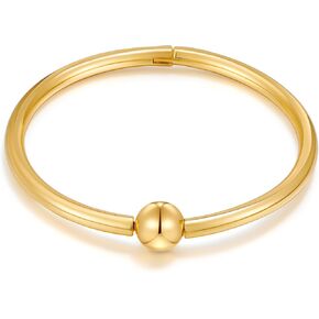 Gold Plated Bangle Bracelets for Women Minimalist Bangle Cuff Bracelets Jewelry Gifts for Women Trendy