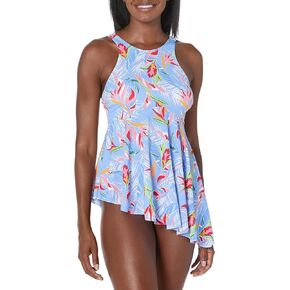 Women's Standard Dawn High Neck Asymmetric Top