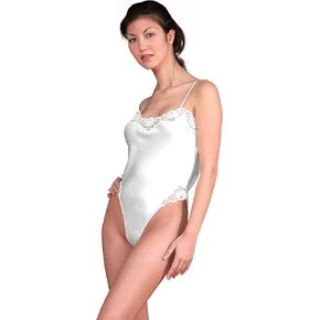 INTIMO womens Silk Lace Teddy