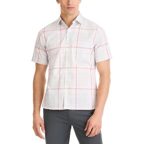 Van Heusen Mens Essential Woven Short Sleeve Button Up