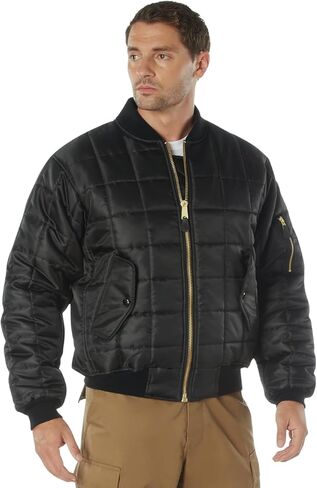 Rothco Quilted MA-1 Flight Bomber Jacket – Flight Jacket with Warm Poly Fiberfill - Casual Bomber Jacket in Saudi Arabia
