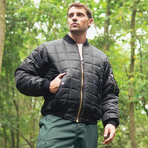 Rothco Quilted MA-1 Flight Bomber Jacket – Flight Jacket with Warm Poly Fiberfill - Casual Bomber Jacket in Saudi Arabia