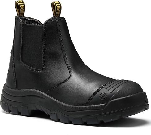 Men's Work Boots Steel Toe Soft Toe Waterproof Slip On Anti-Puncture Slip Resistant Safety Working Boots in Saudi Arabia