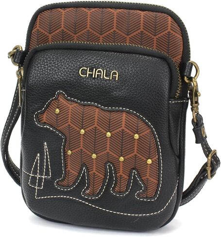 CHALA UNI Cellphone Xbody - Womens RFID Protected Faux Leather Crossbody Bag with Adjustable Strap in Kuwait