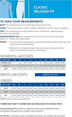 Landau Men's 5-Pocket, Classic Relaxed Fit, 4-Button, Notch Neck, Full-Length Lab Coat 3124 in Saudi Arabia
