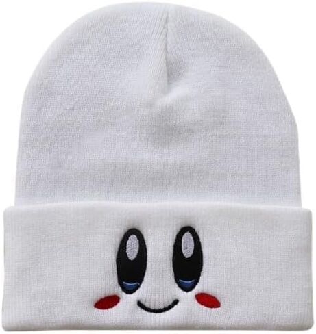 Kirby Beanie Adult Size Anime Hat Accessory Kawaii, Medium-Large (100% Acrylic, Pink) in Kuwait
