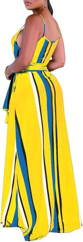 Womens Plus-Size Summer Bohemian Beach Sundress Spaghetti Strap Loose Long Maxi Dresses with Pockets in Saudi Arabia