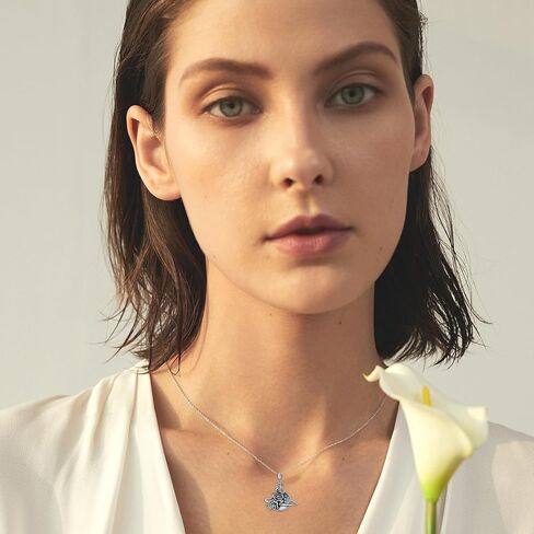 Mother's Day Gifts for Women Mother 925 Sterling Silver Necklace Birthdays Gifts in Saudi Arabia
